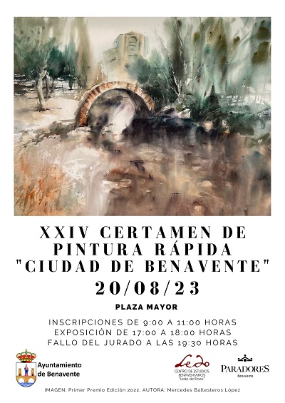 XXXIV Certamen de pintura rápida Ciudad de Benavente