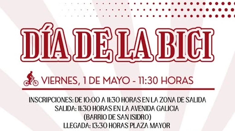 Cartel Benavente celebrará el 1 de mayo el día de la bici