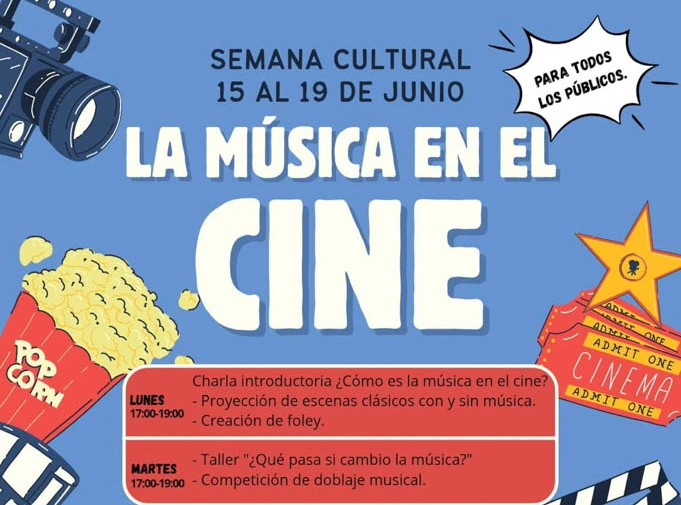 Cartel La Música en el Cine